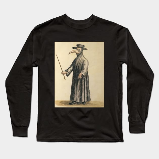 Plague Doctor is Ready to Conduct an Orchestra Long Sleeve T-Shirt by Star Scrunch